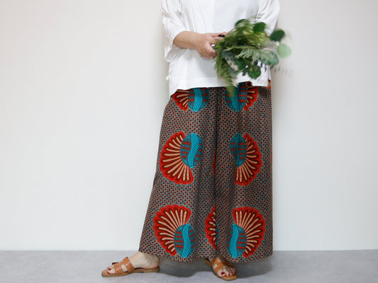 <P15-085>  AFRICAN PRINT Gaucho