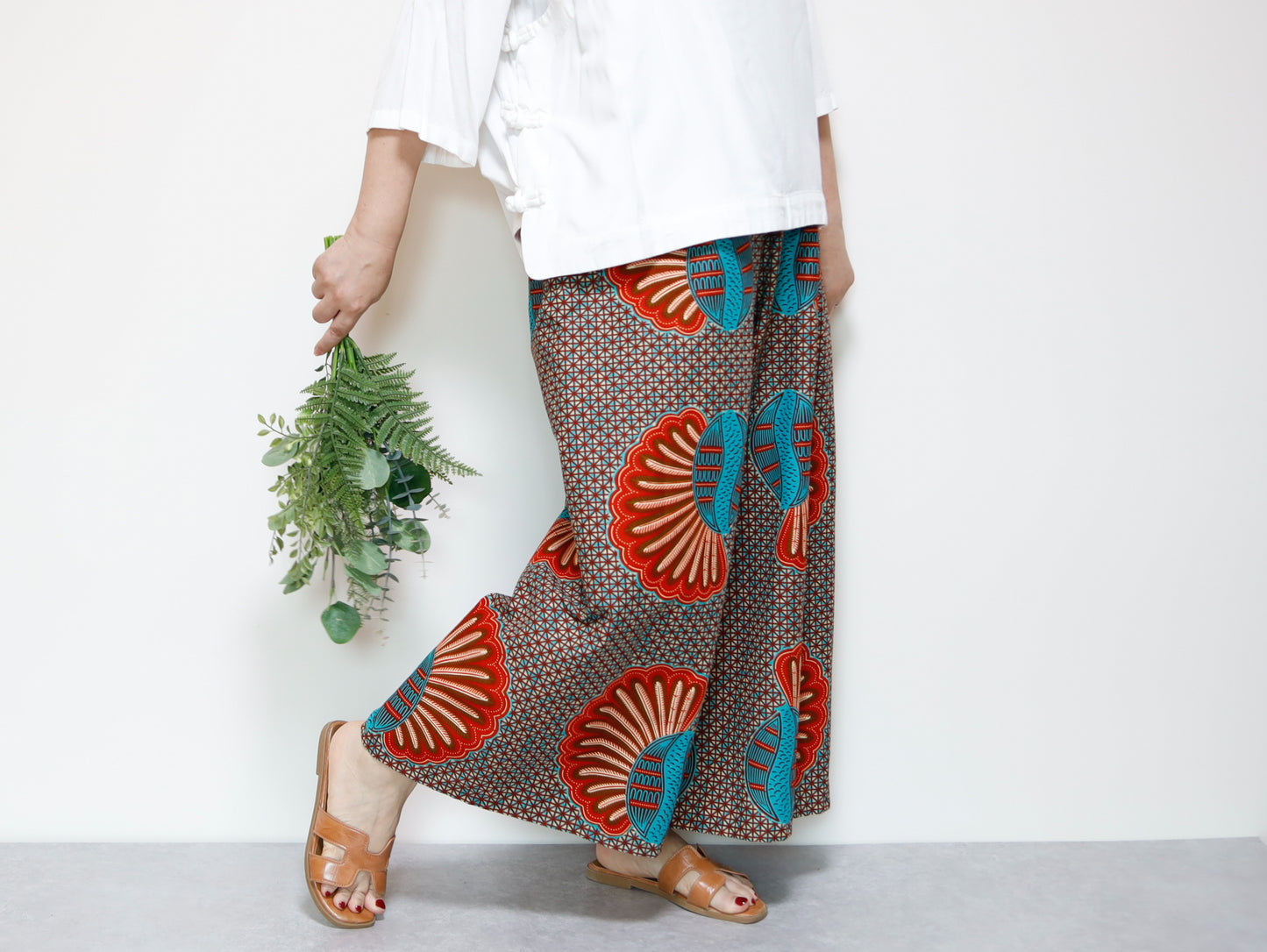 <P15-085> AFRICAN PRINT Gaucho