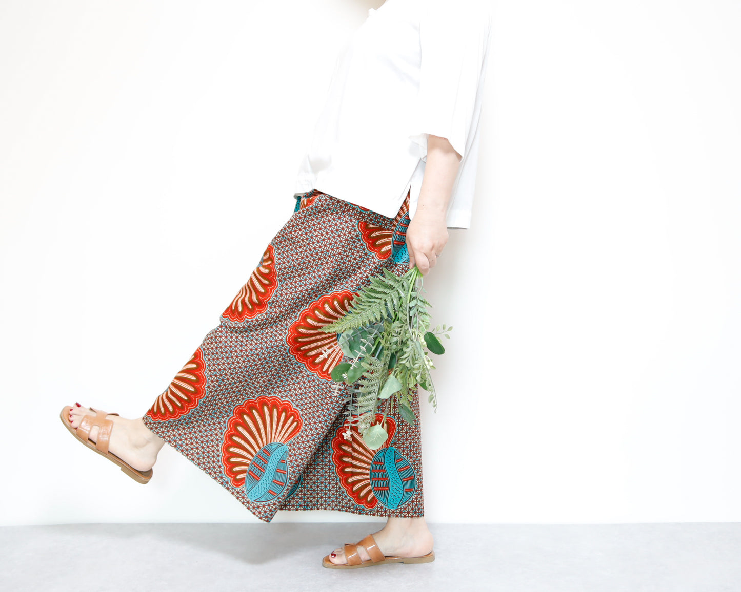 <P15-085> AFRICAN PRINT Gaucho