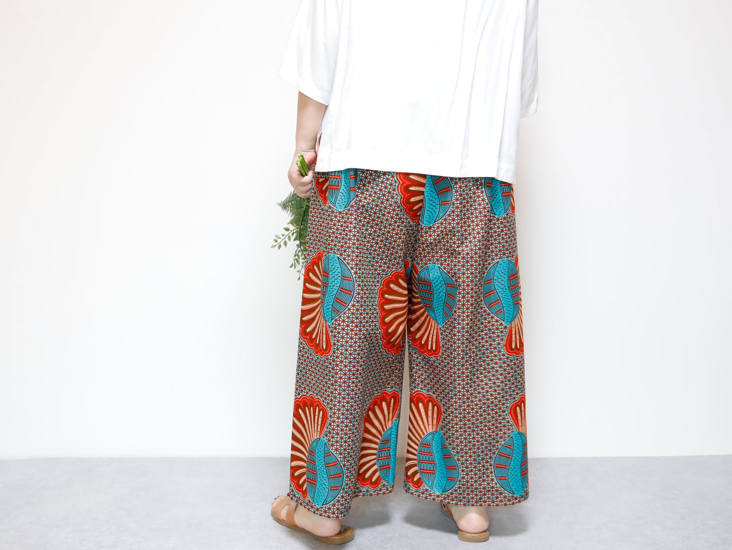 <P15-085> AFRICAN PRINT Gaucho