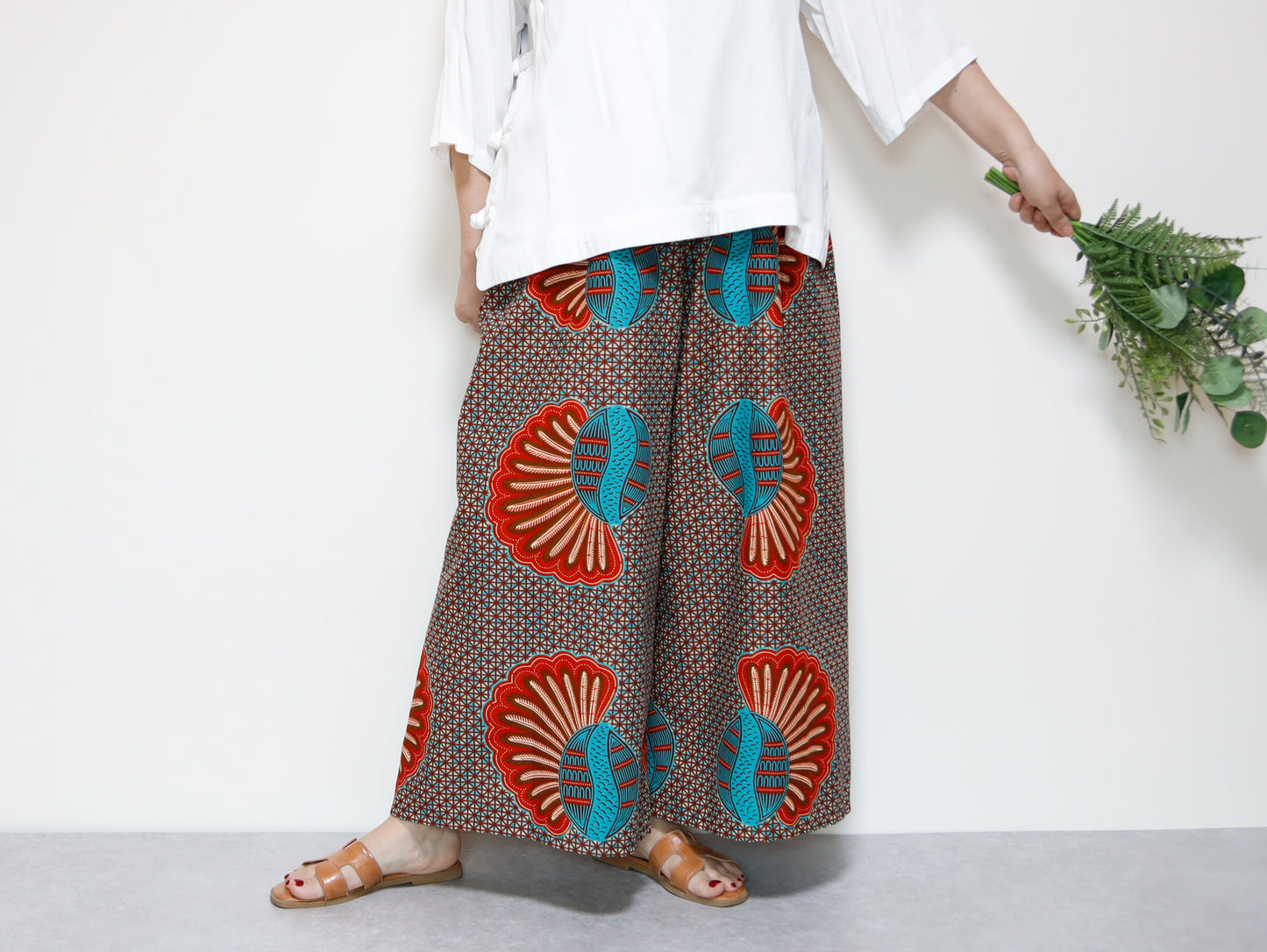 <P15-085> AFRICAN PRINT Gaucho