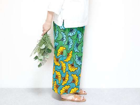 <P15-087>  AFRICAN PRINT Gaucho