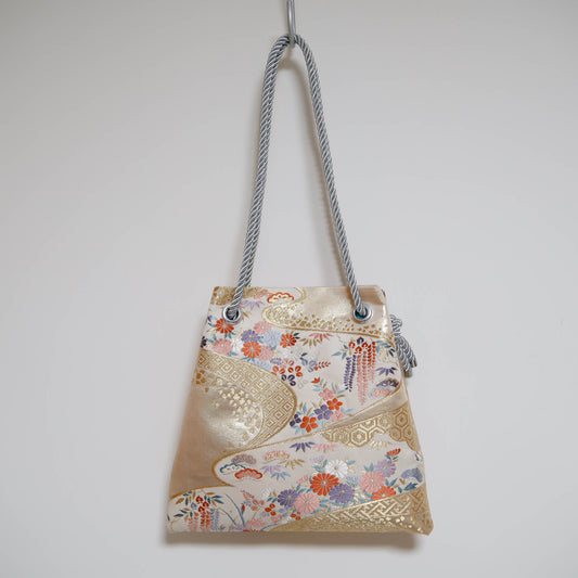 FUJIYAMA Bag L -KIMONO ホワイトゴールド
