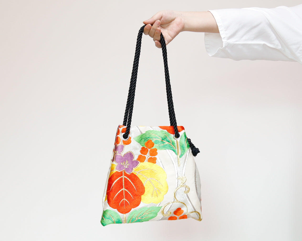 <B06K-027> FUJIYAMA Bag -KIMONO WHITE