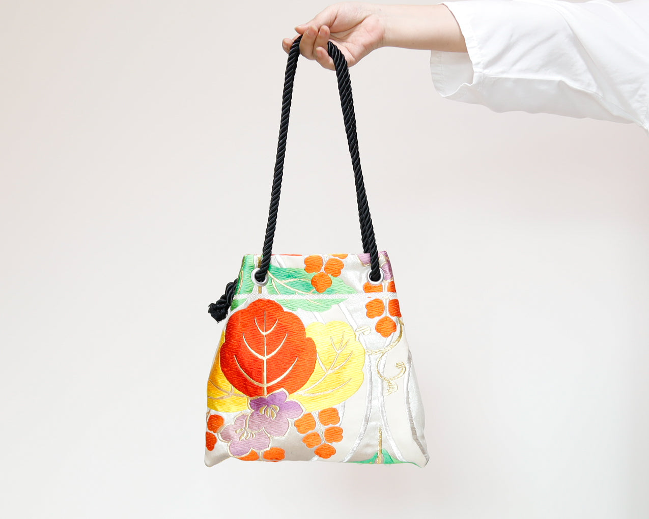 <B06K-027> FUJIYAMA Bag -KIMONO WHITE