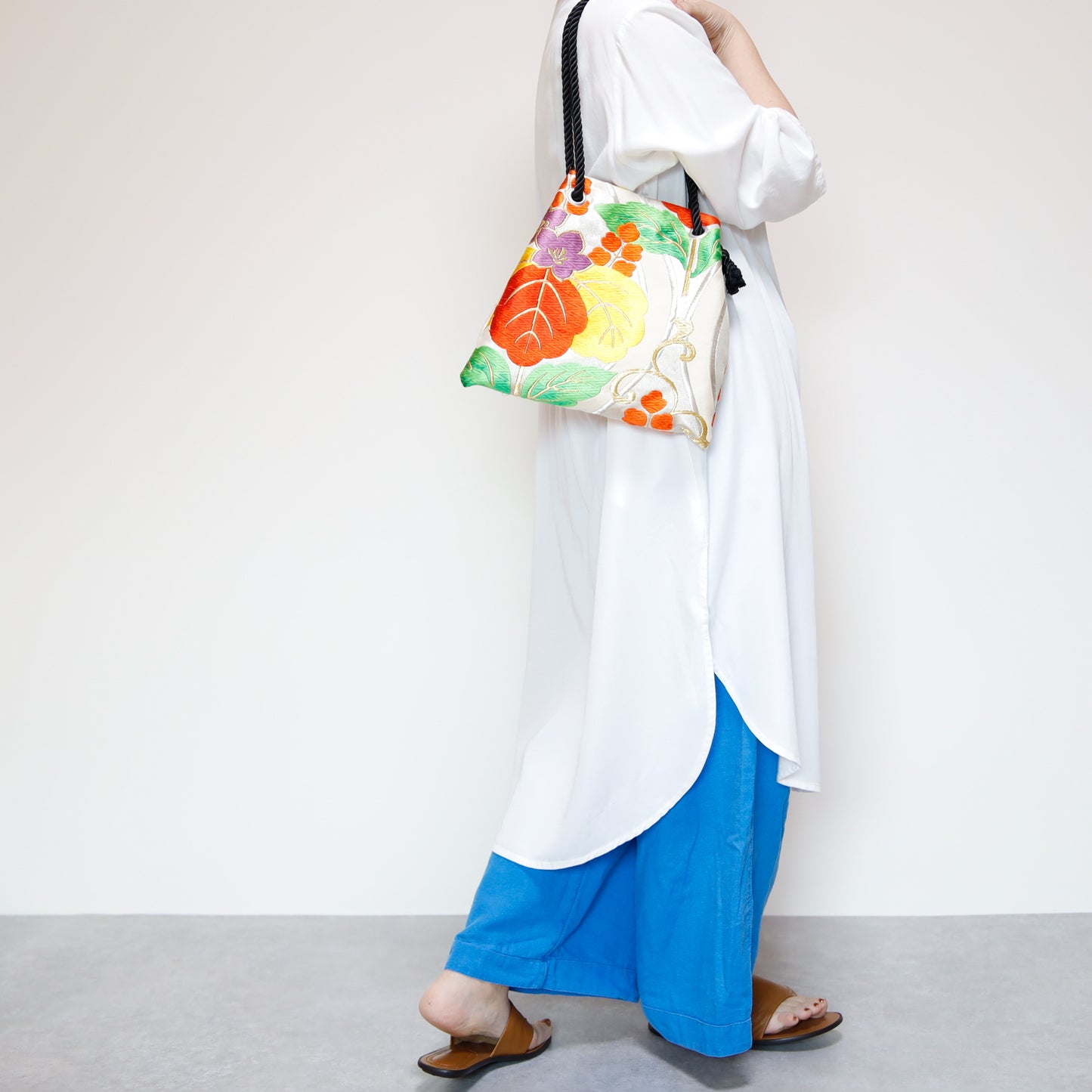 <B06K-027> FUJIYAMA Bag -KIMONO WHITE