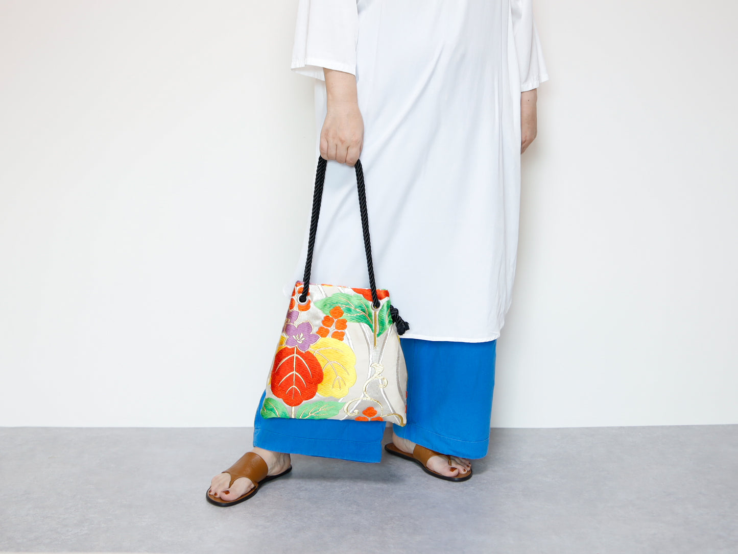 <B06K-027> FUJIYAMA Bag -KIMONO WHITE