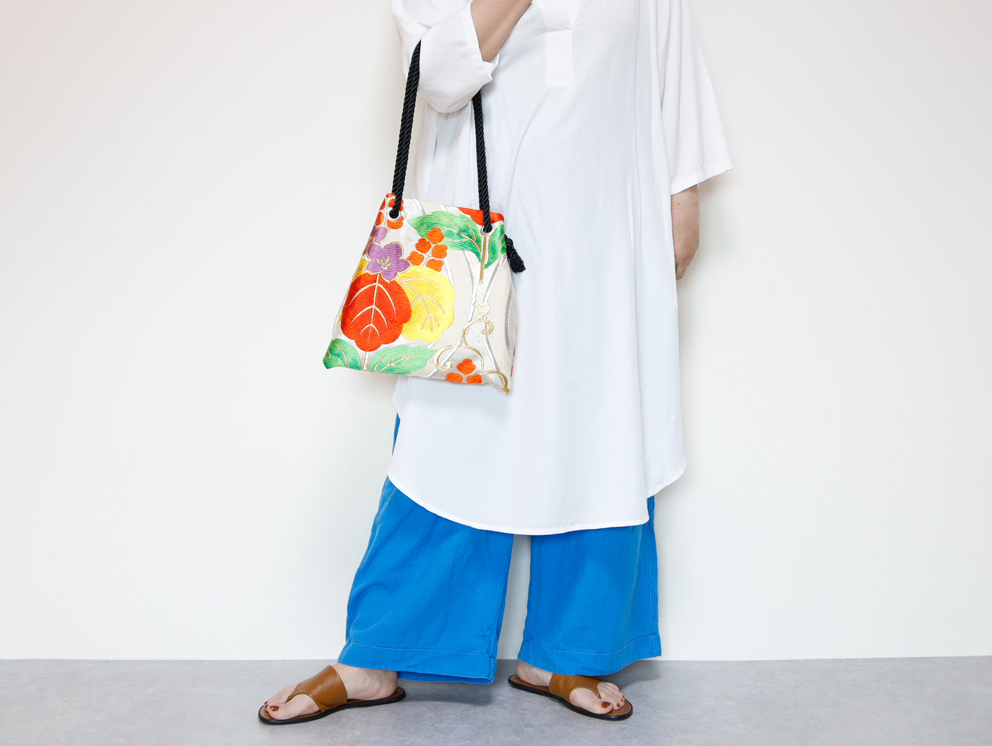 <B06K-027> FUJIYAMA Bag -KIMONO WHITE