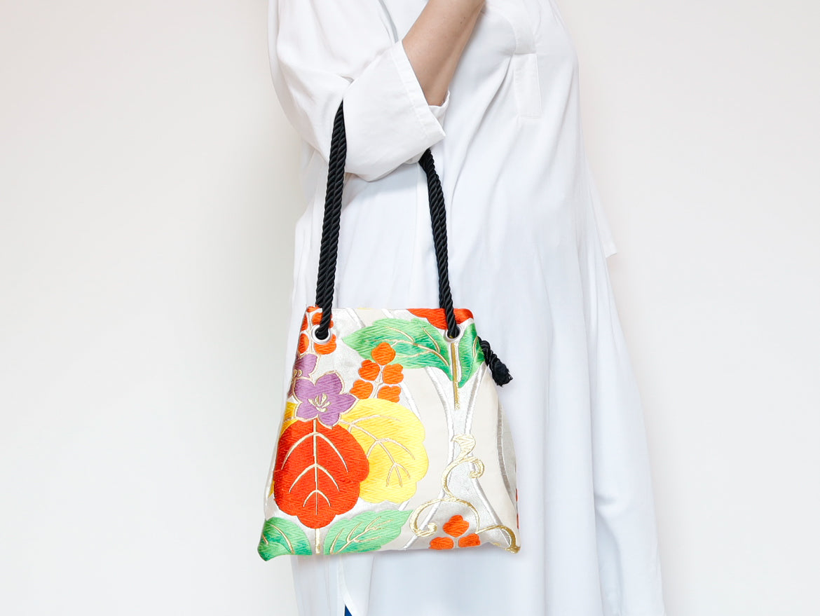 <B06K-027> FUJIYAMA Bag -KIMONO WHITE