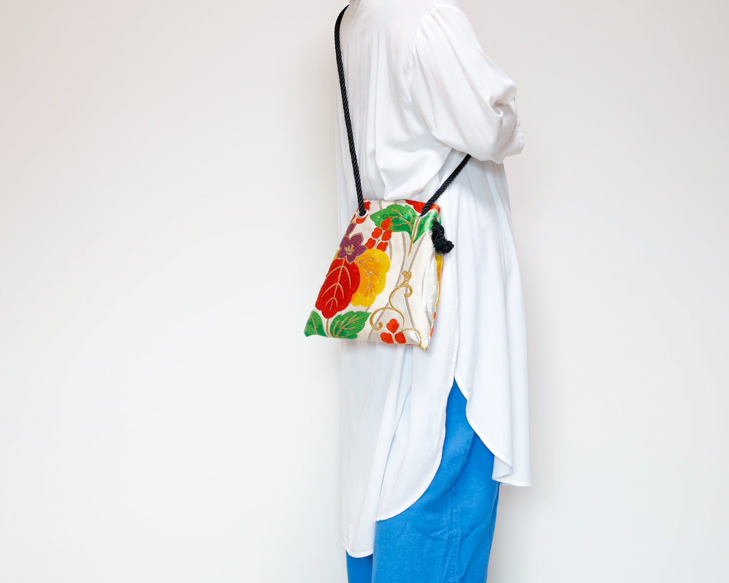 <B06K-027> FUJIYAMA Bag -KIMONO WHITE