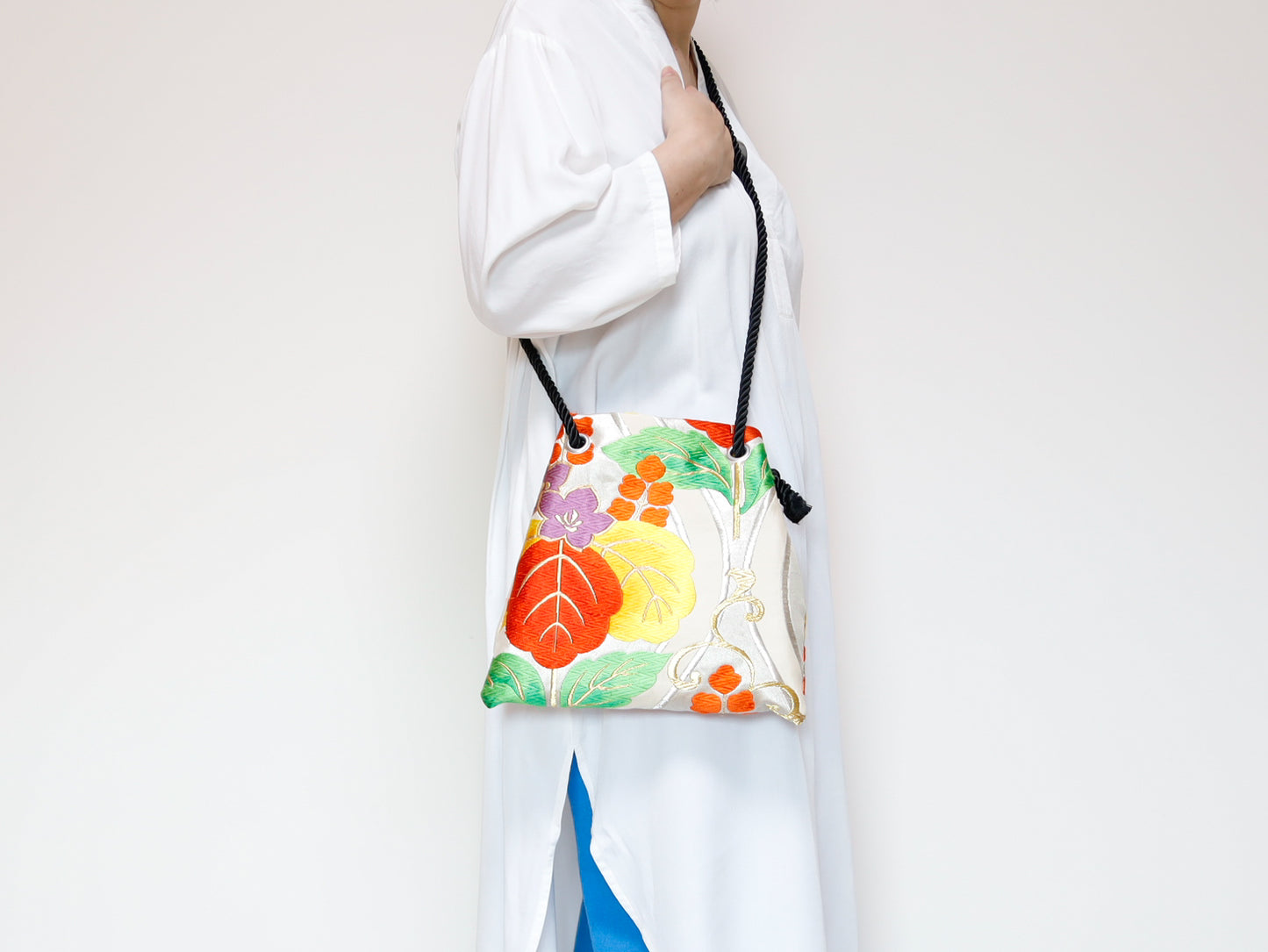 <B06K-027> FUJIYAMA Bag -KIMONO WHITE