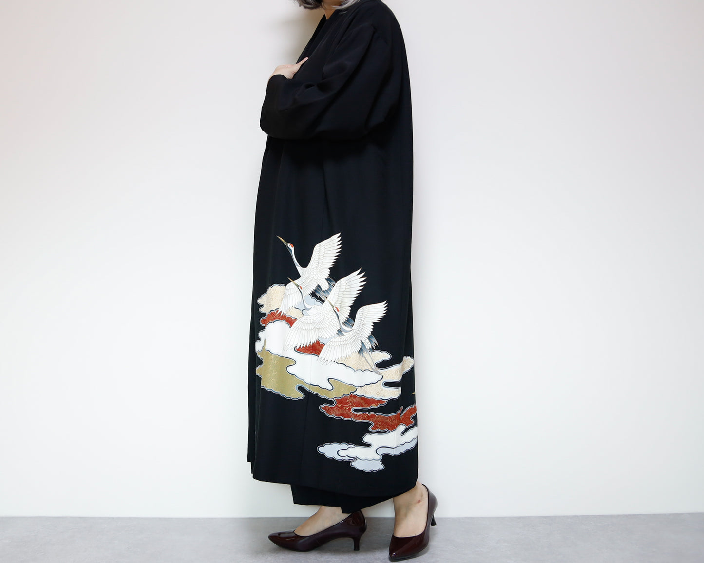 <J14-008> KIMONO ロングコート