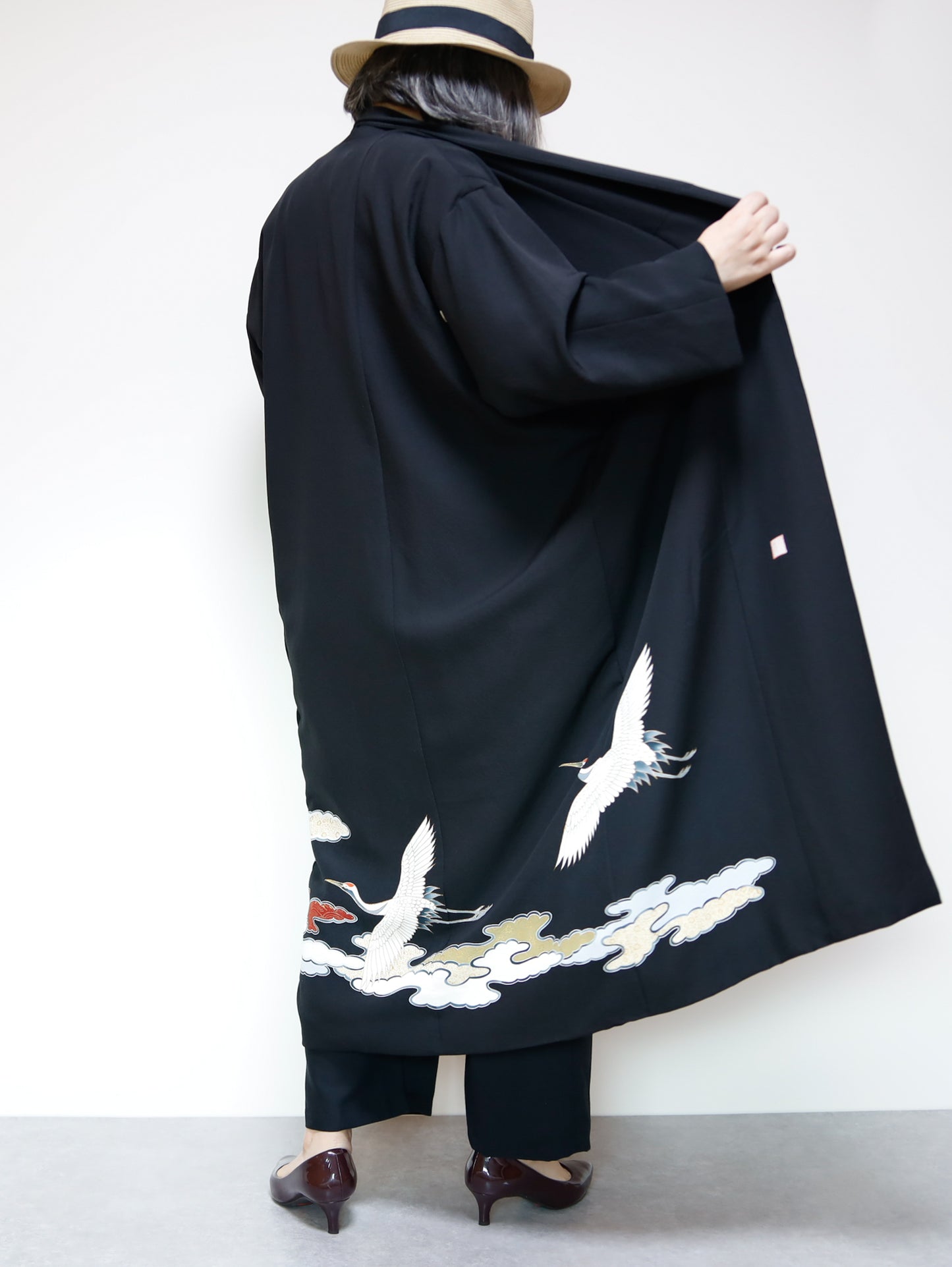 <J14-008> KIMONO ロングコート