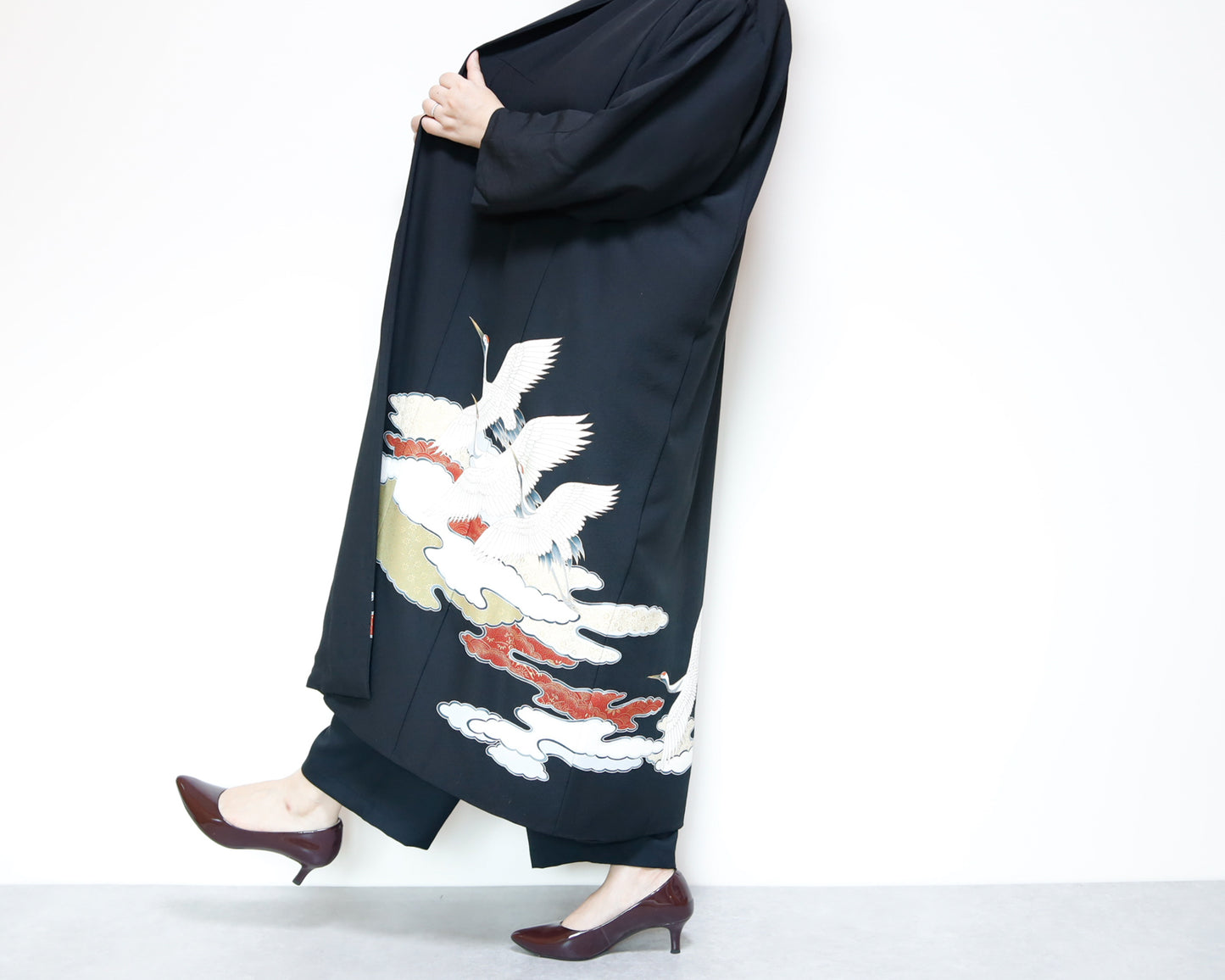 <J14-008> KIMONO ロングコート