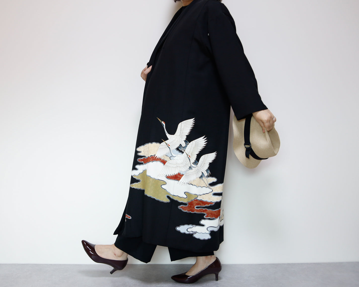 <J14-008> KIMONO ロングコート