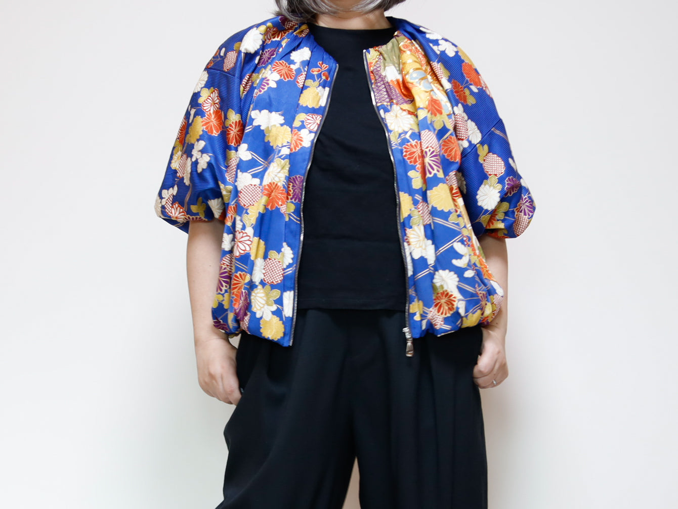 <J18-007> KIMONO BALLOON Jacket