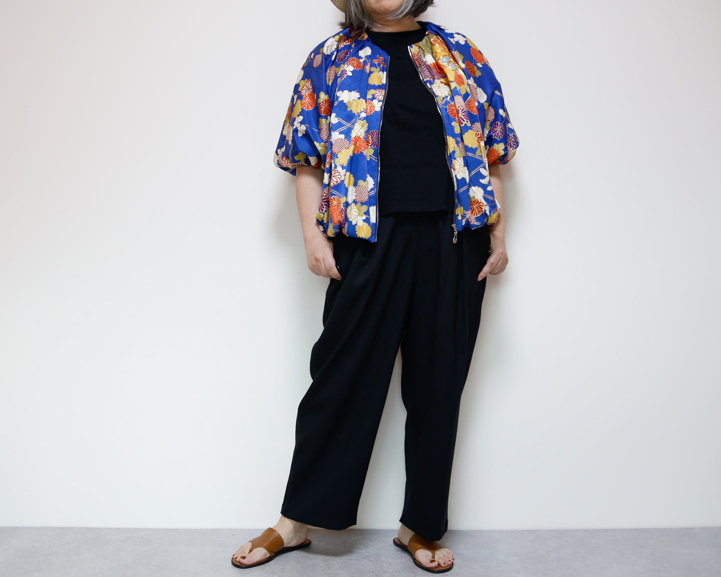 <J18-007> KIMONO BALLOON Jacket