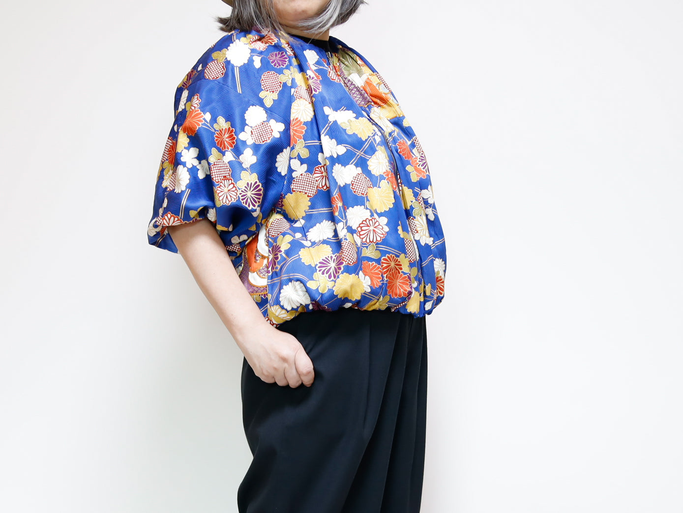 <J18-007> KIMONO BALLOON Jacket
