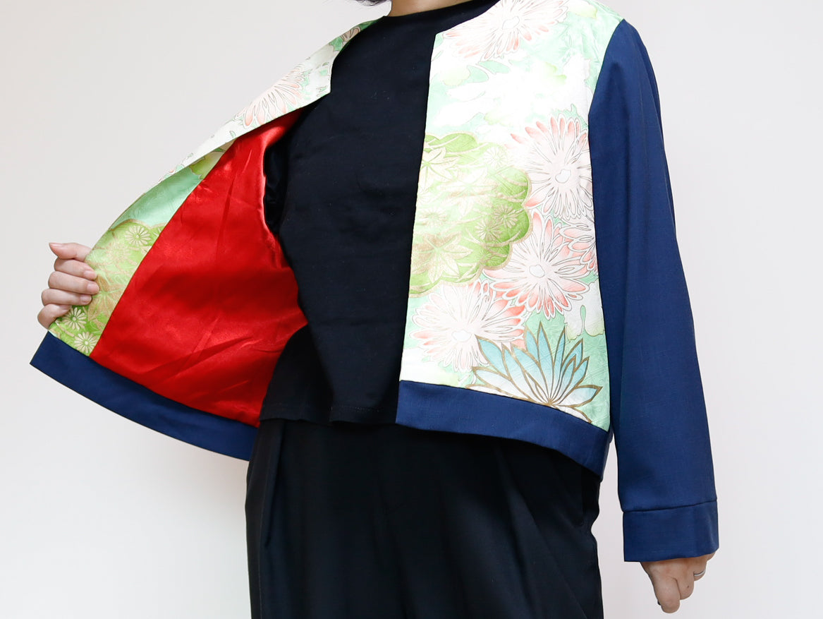 <J15K-026> KIMONO CREW NECK Jacket