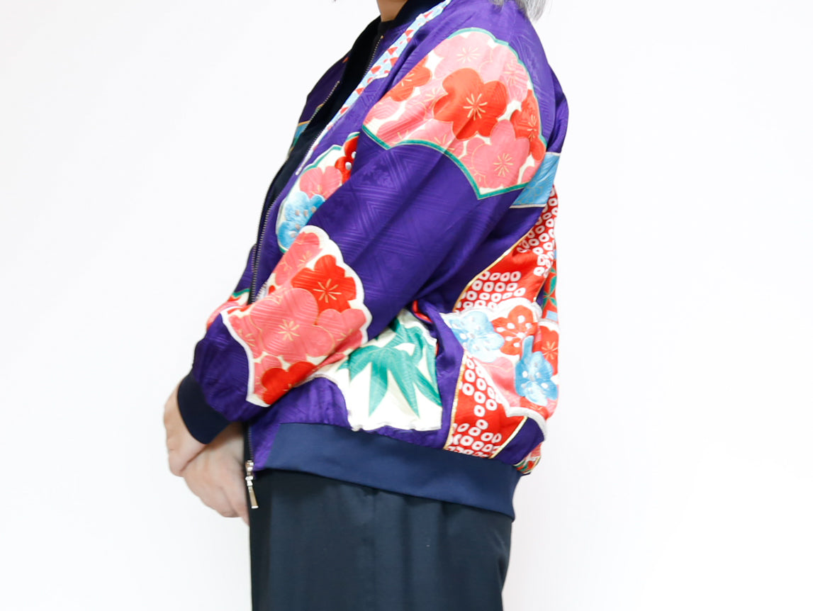 <J09-025> KIMONO BOMBER Jacket -SIZE M