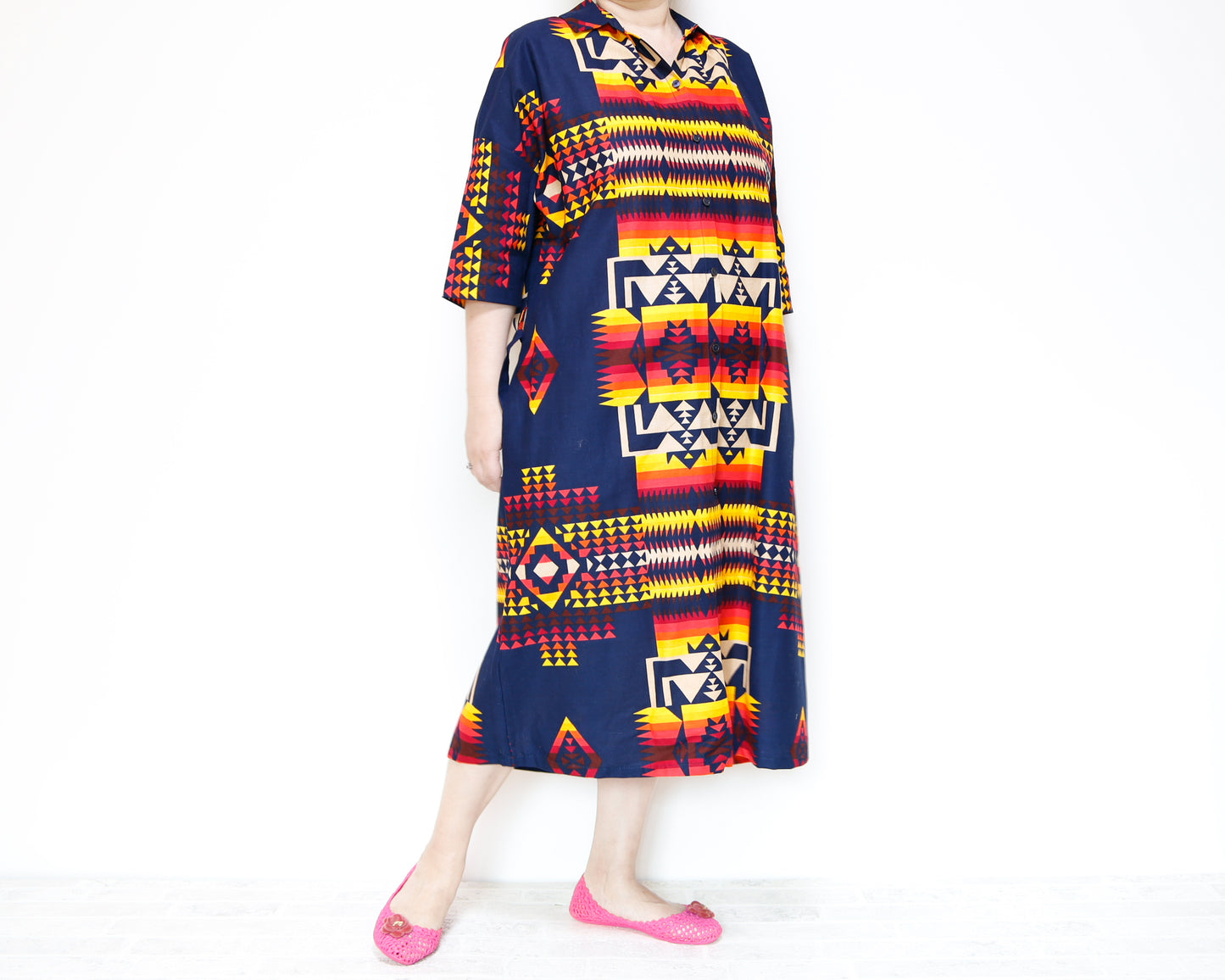 <D26J-002> AFRICAN PRINT Dress