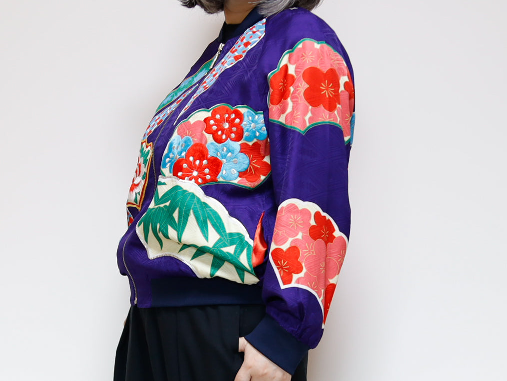 <J09-025> KIMONO BOMBER Jacket -SIZE M