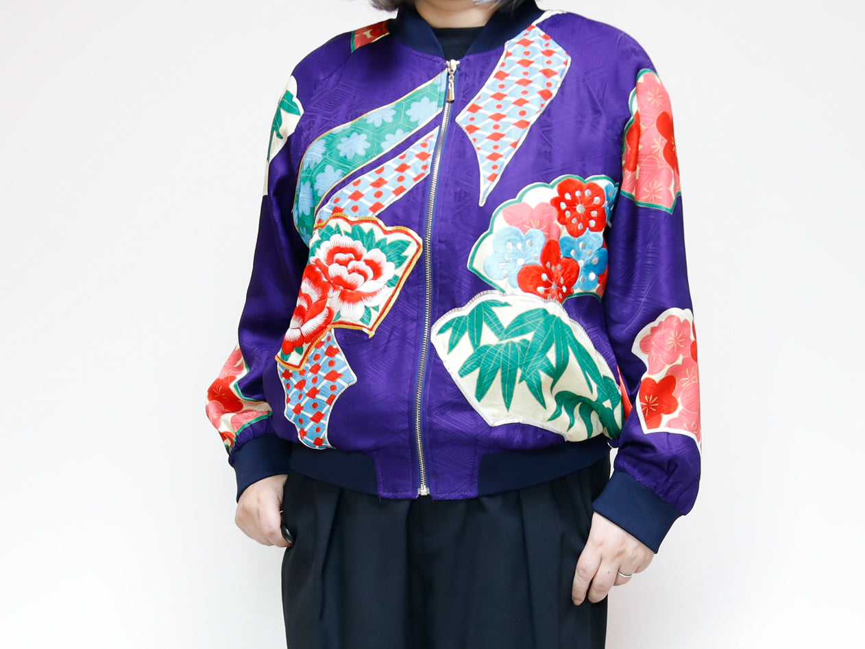 <J09-025> KIMONO BOMBER Jacket -SIZE M