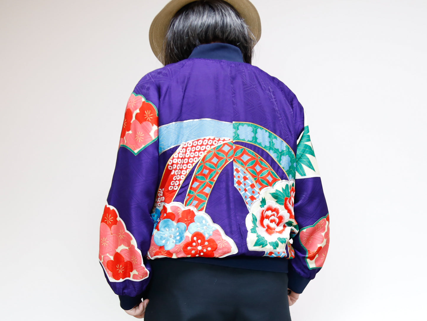 <J09-025> KIMONO BOMBER Jacket -SIZE M