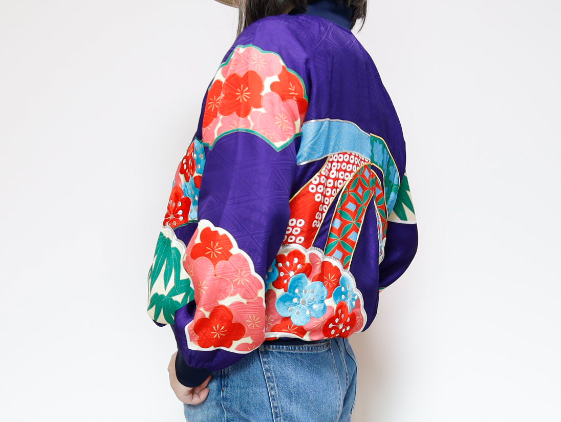 <J09-025> KIMONO BOMBER Jacket -SIZE M