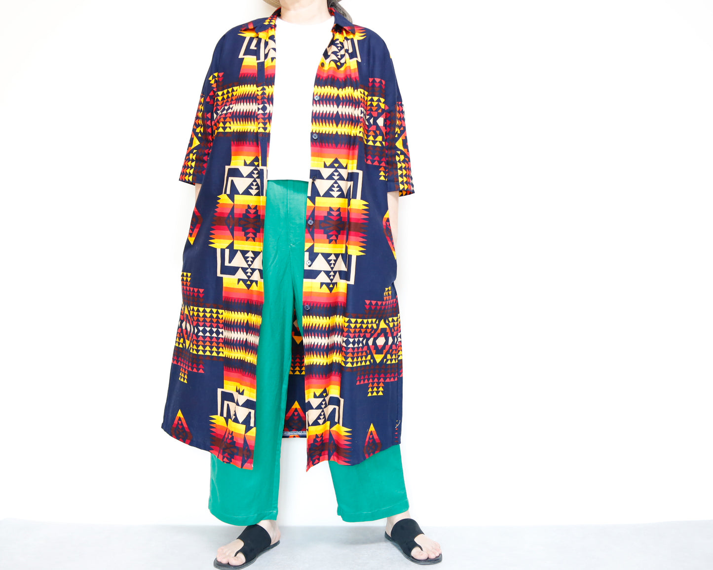 <D26J-002> AFRICAN PRINT Dress