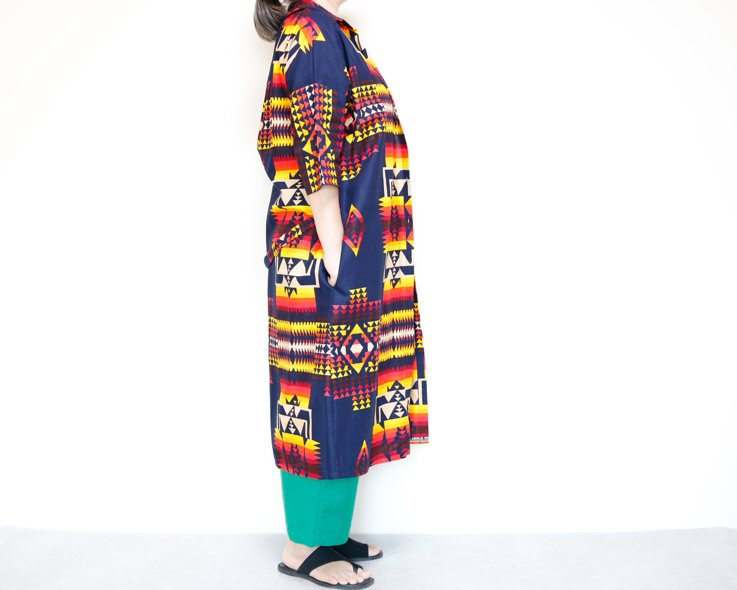 <D26J-002> AFRICAN PRINT Dress