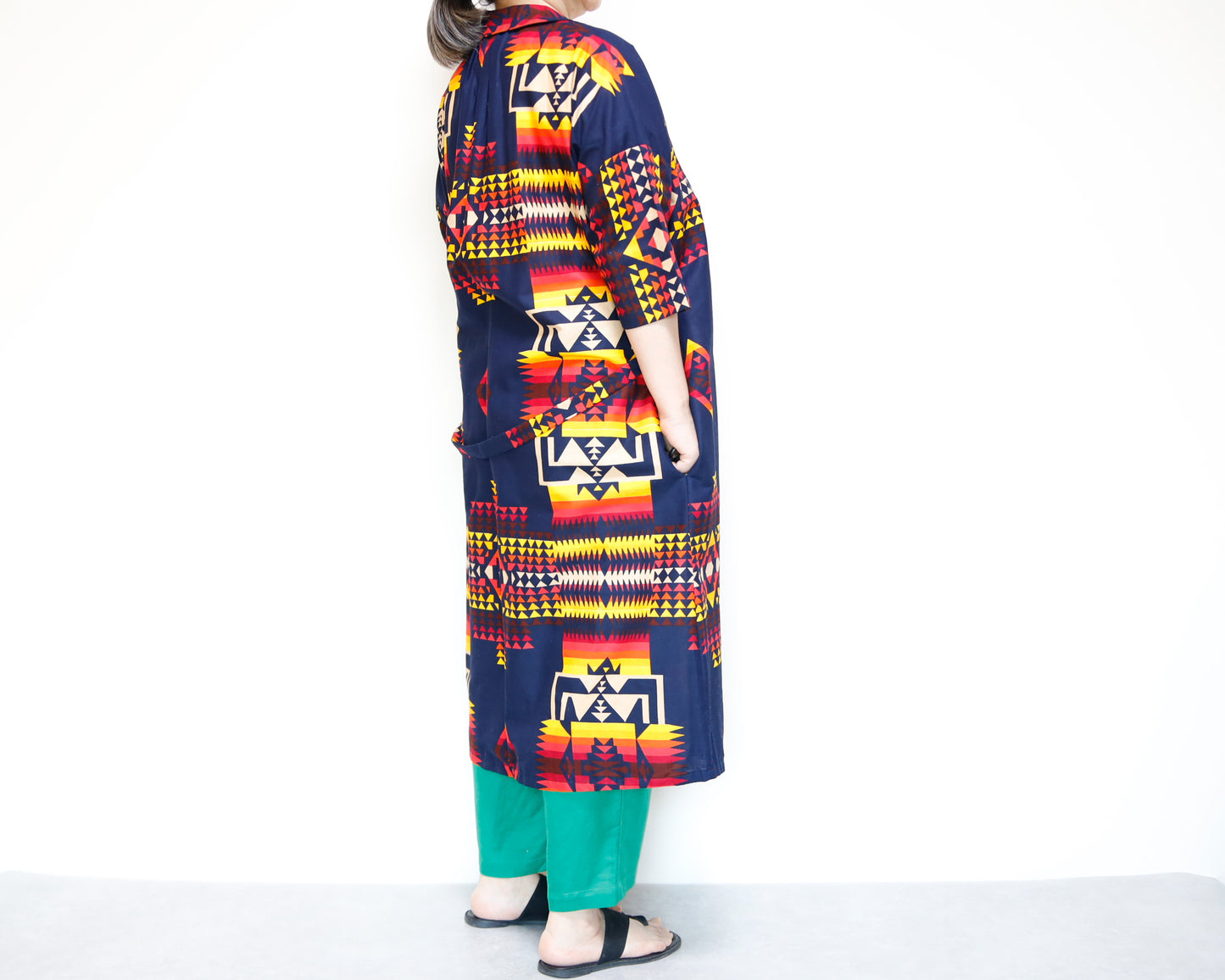 <D26J-002> AFRICAN PRINT Dress