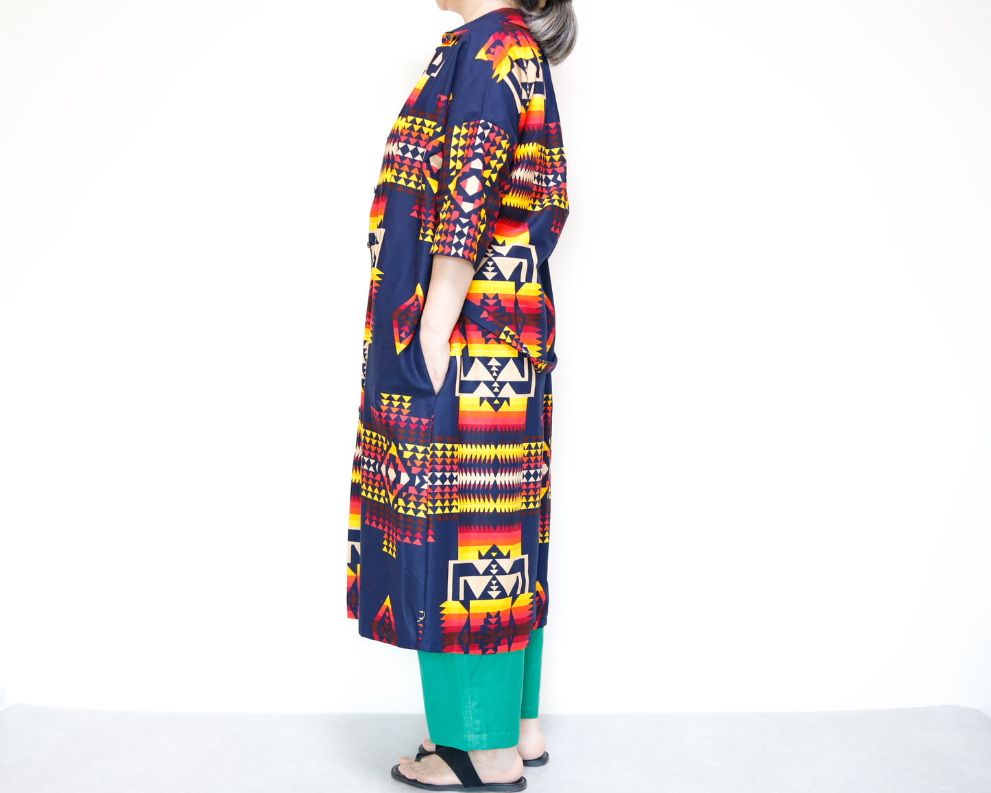 <D26J-002> AFRICAN PRINT Dress
