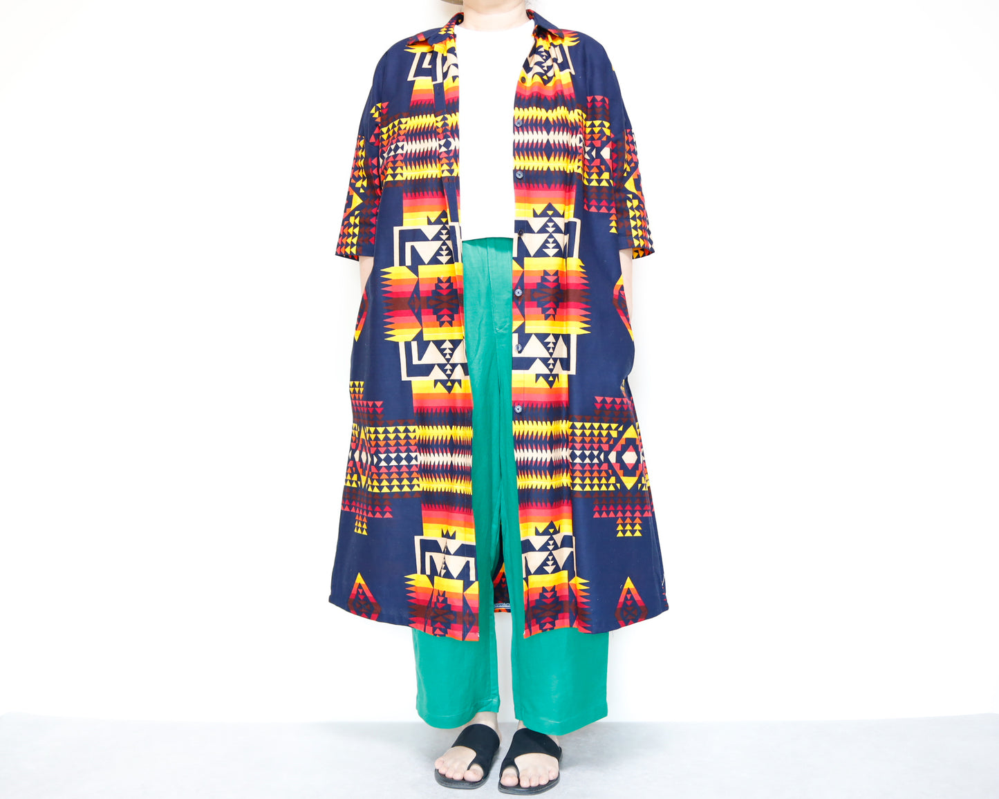 <D26J-002> AFRICAN PRINT Dress