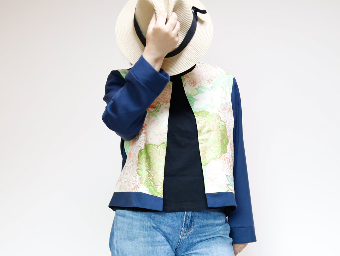 <J15K-026> KIMONO CREW NECK Jacket