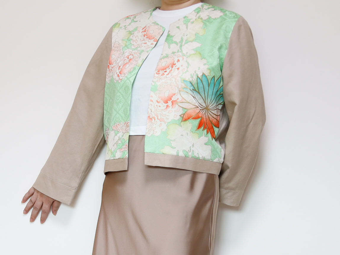 <J15K-028> KIMONO クルーネックジャケット