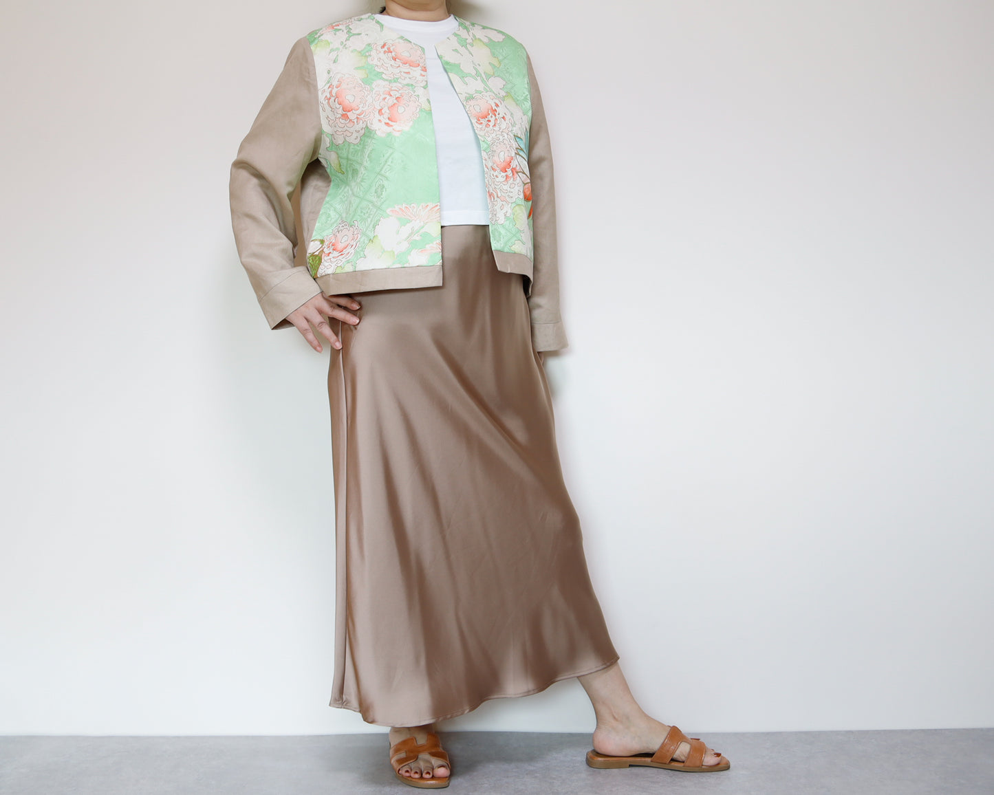 <J15K-028> KIMONO クルーネックジャケット