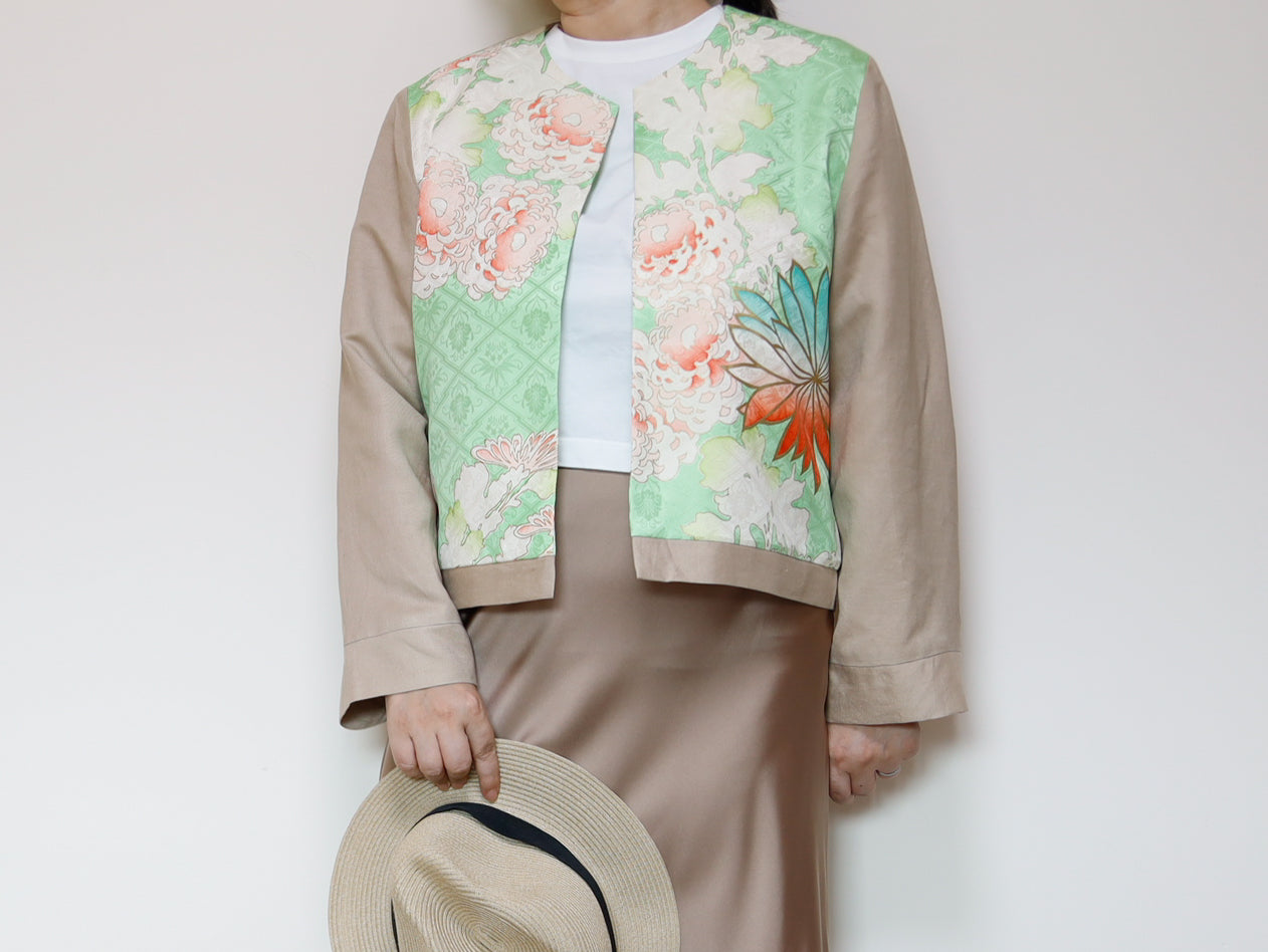 <J15K-028> KIMONO クルーネックジャケット