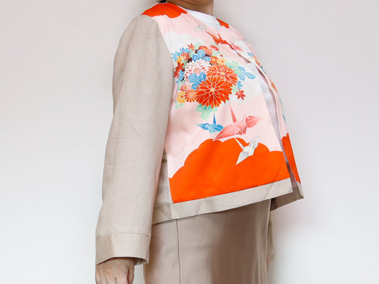 <J15K-027> KIMONO CREW NECK Jacket