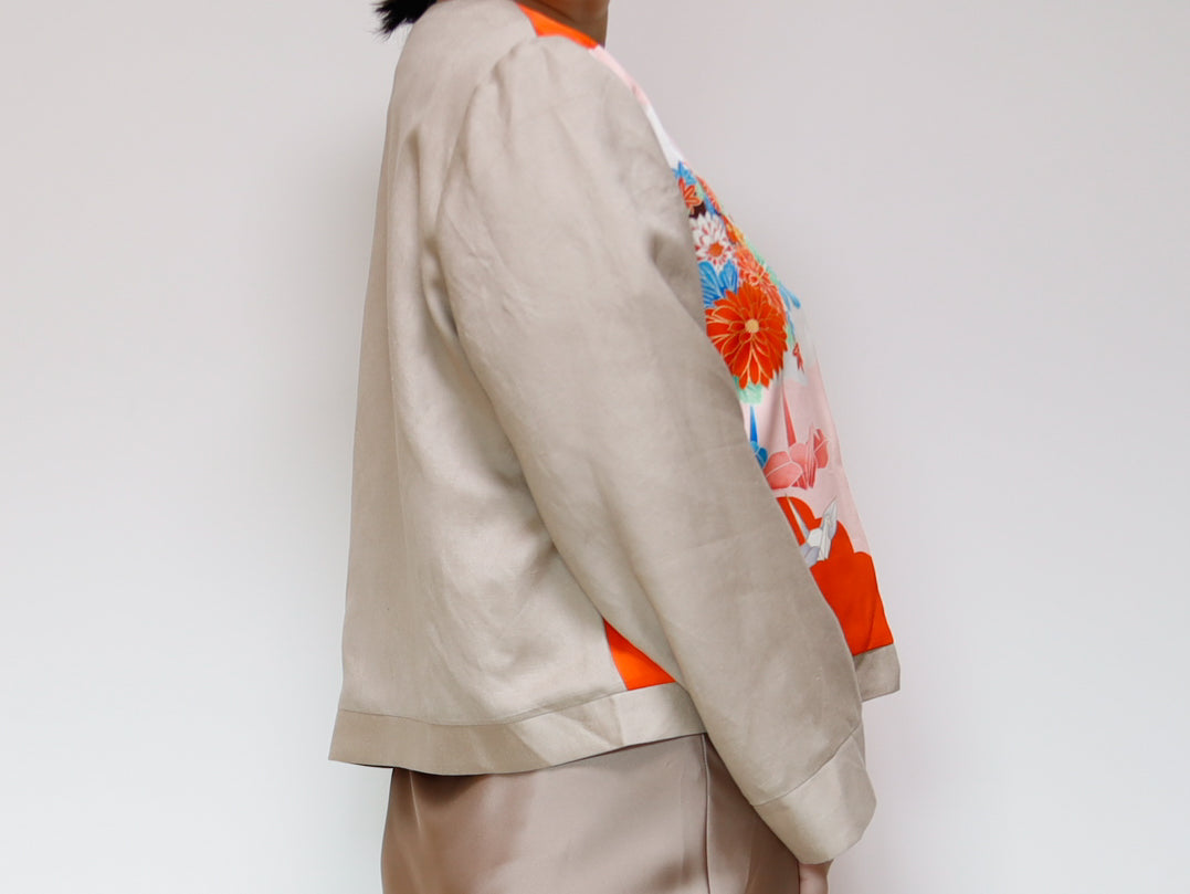 <J15K-027> KIMONO クルーネックジャケット