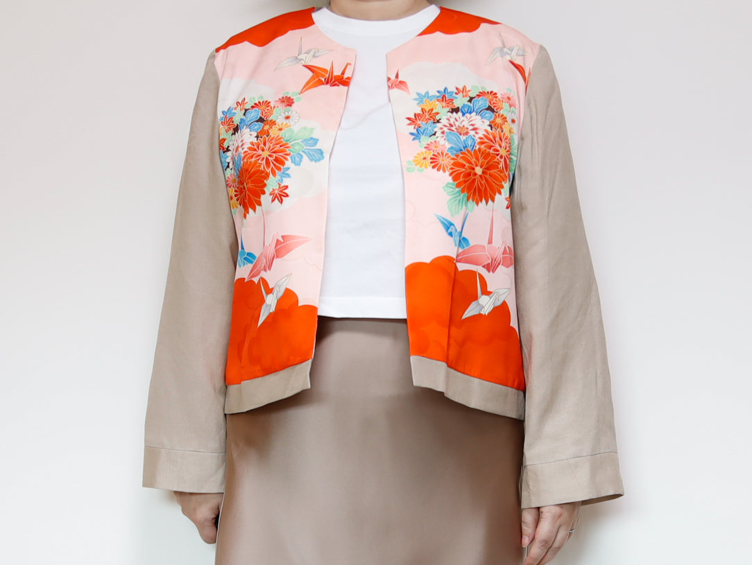 <J15K-027> KIMONO クルーネックジャケット