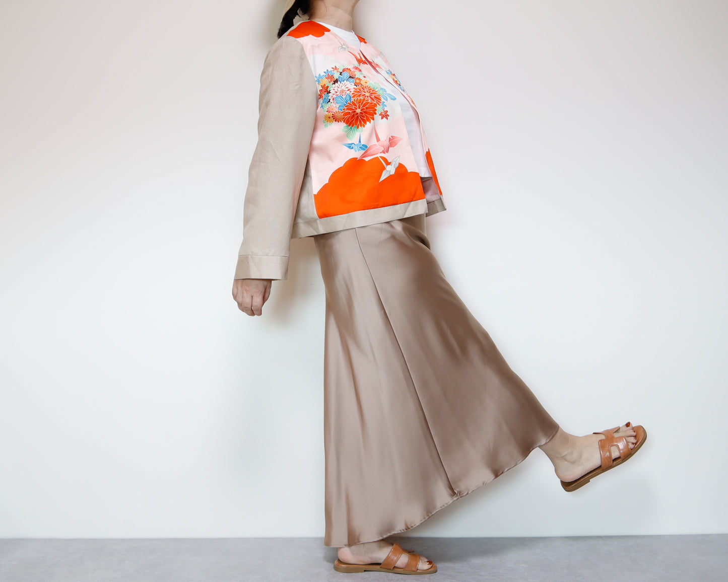 <J15K-027> KIMONO クルーネックジャケット