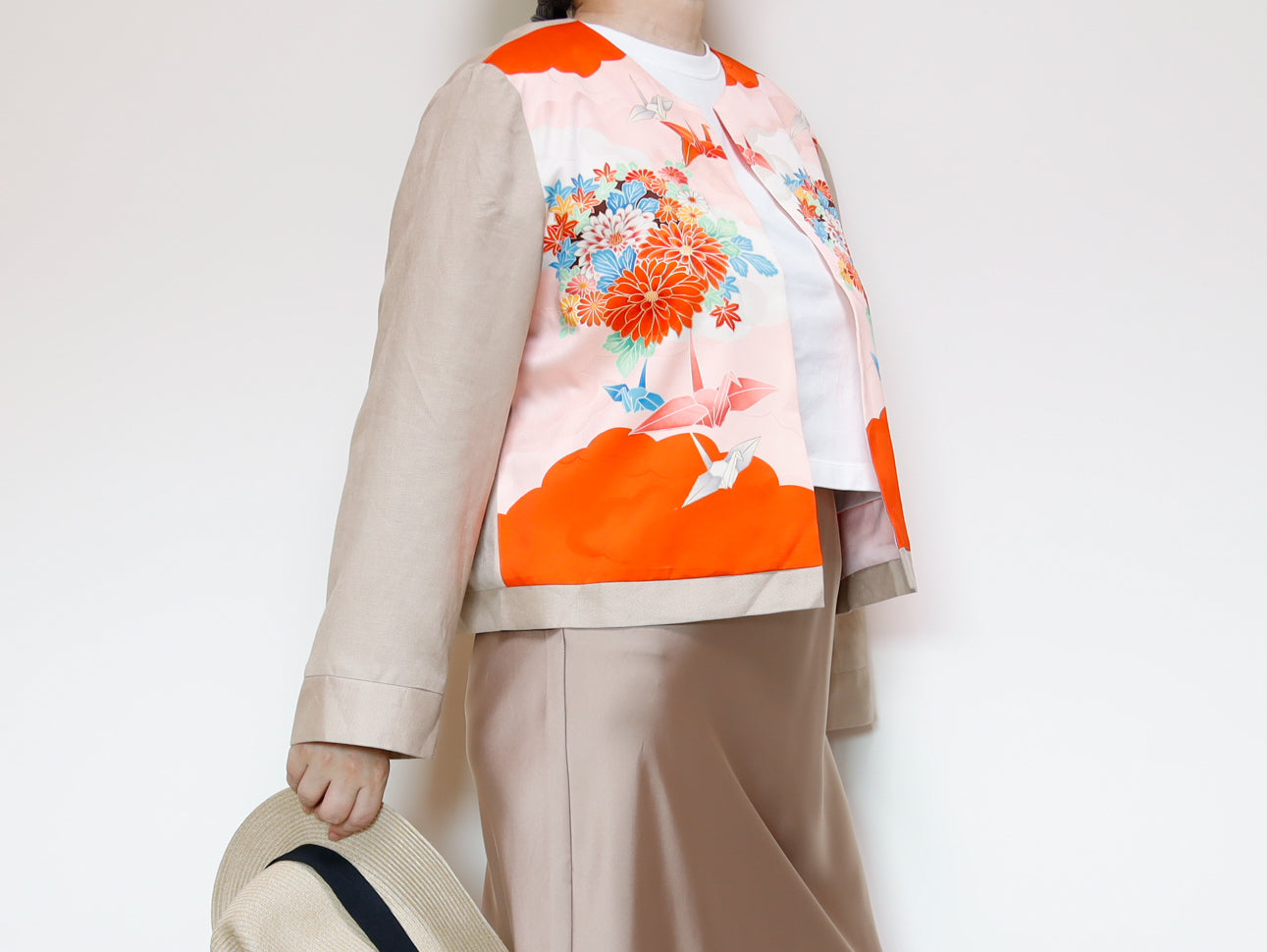 <J15K-027> KIMONO クルーネックジャケット