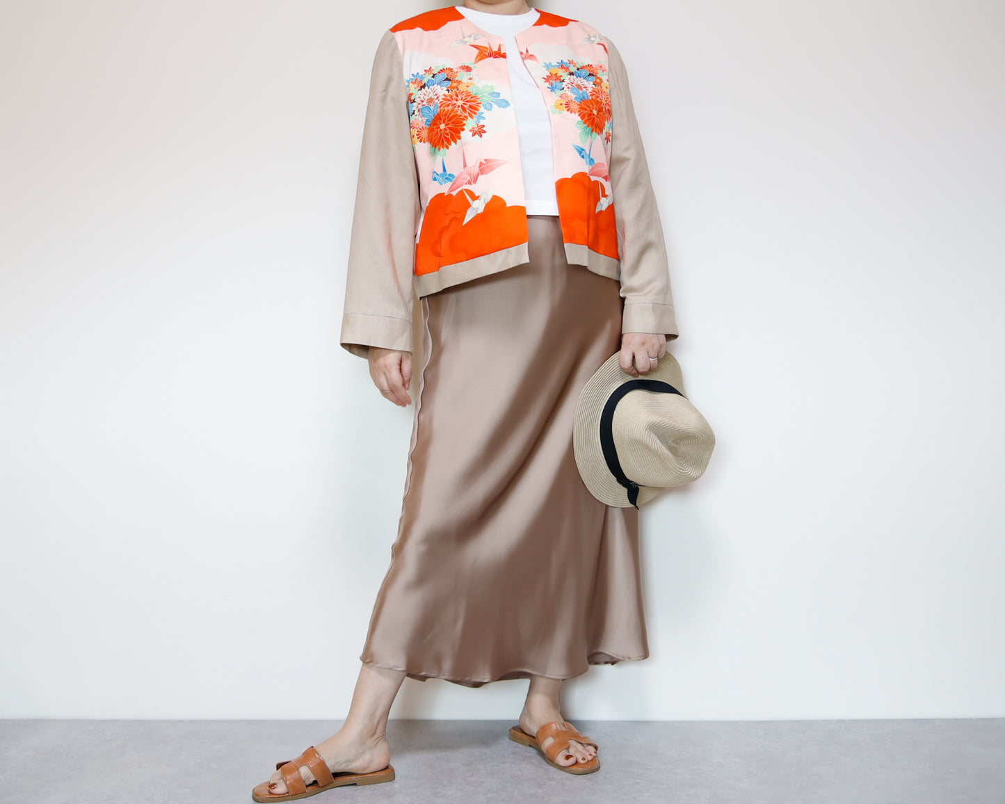 <J15K-027> KIMONO クルーネックジャケット