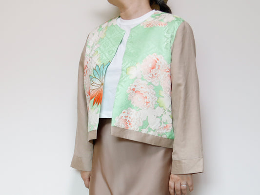 <J15K-030> KIMONO CREW NECK Jacket