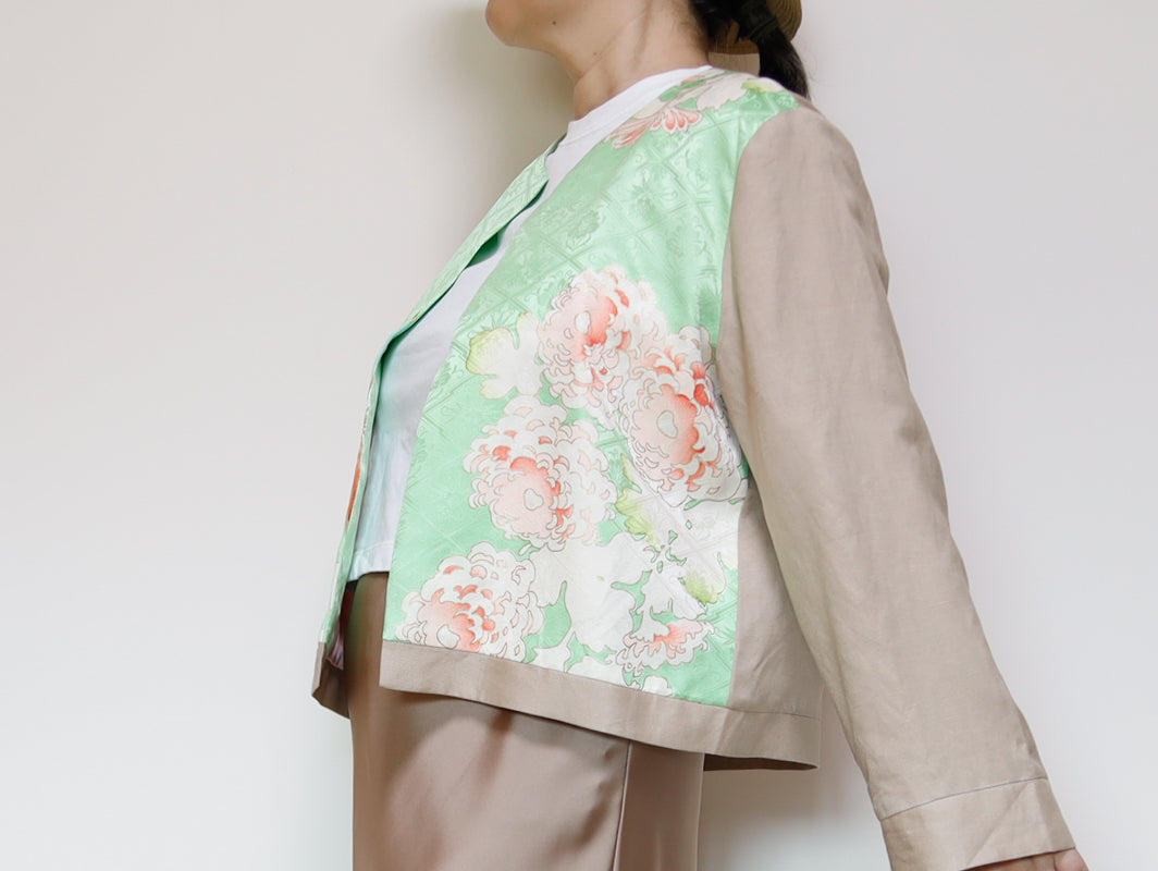 <J15K-030> KIMONO クルーネックジャケット