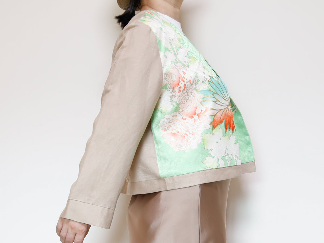 <J15K-030> KIMONO クルーネックジャケット