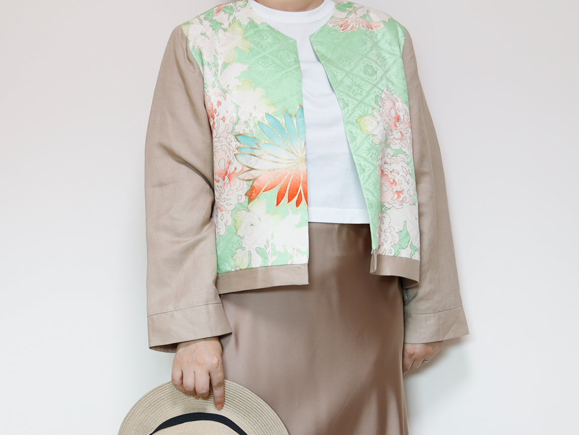 <J15K-030> KIMONO クルーネックジャケット