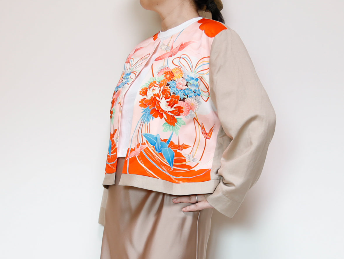 <J15K-028> KIMONO クルーネックジャケット