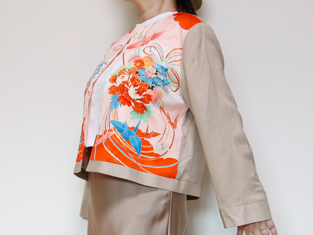 <J15K-028> KIMONO クルーネックジャケット